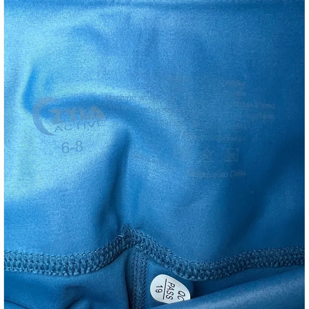 Zyia Active Ocean Metallic Light N Tight Hi Rise Leggings 7/8 Size 6-8‎ NWT